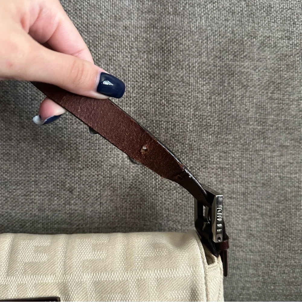 Vintage Fendi FF Zucca Baguette